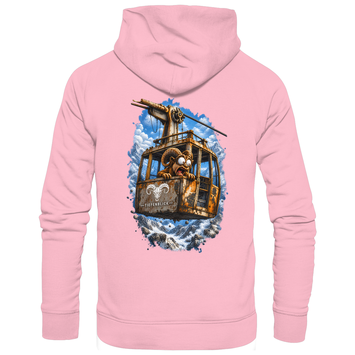 Tiefenblick Adrenalin Gondel Fun - Organic Hoodie