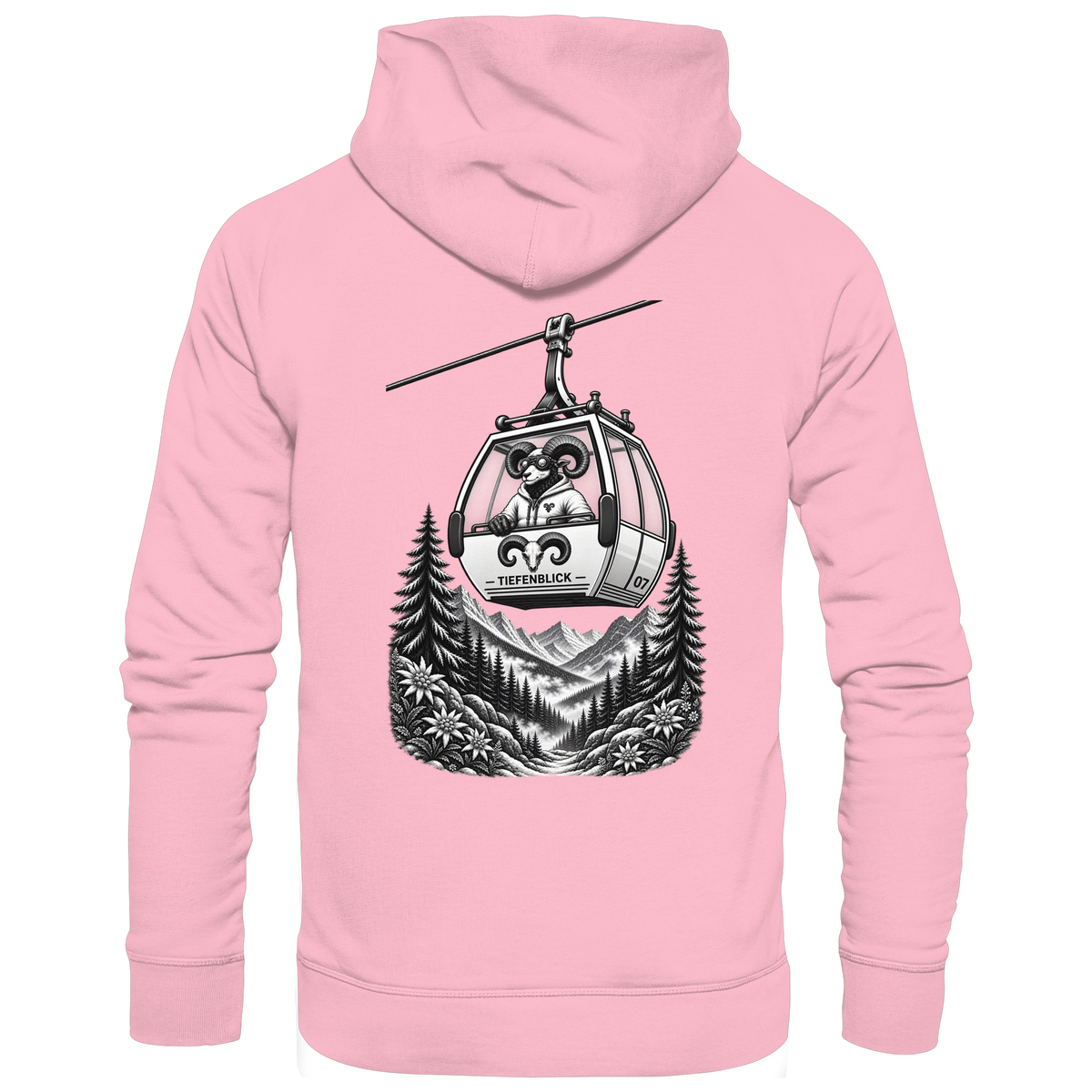 Tiefenblick Gondel Fun  - Organic Hoodie