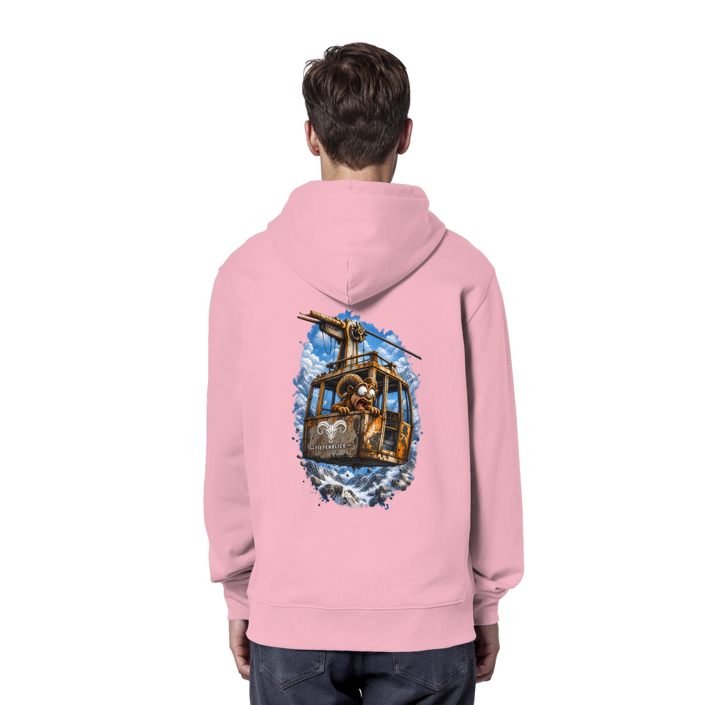 Tiefenblick Adrenalin Gondel Fun - Organic Hoodie