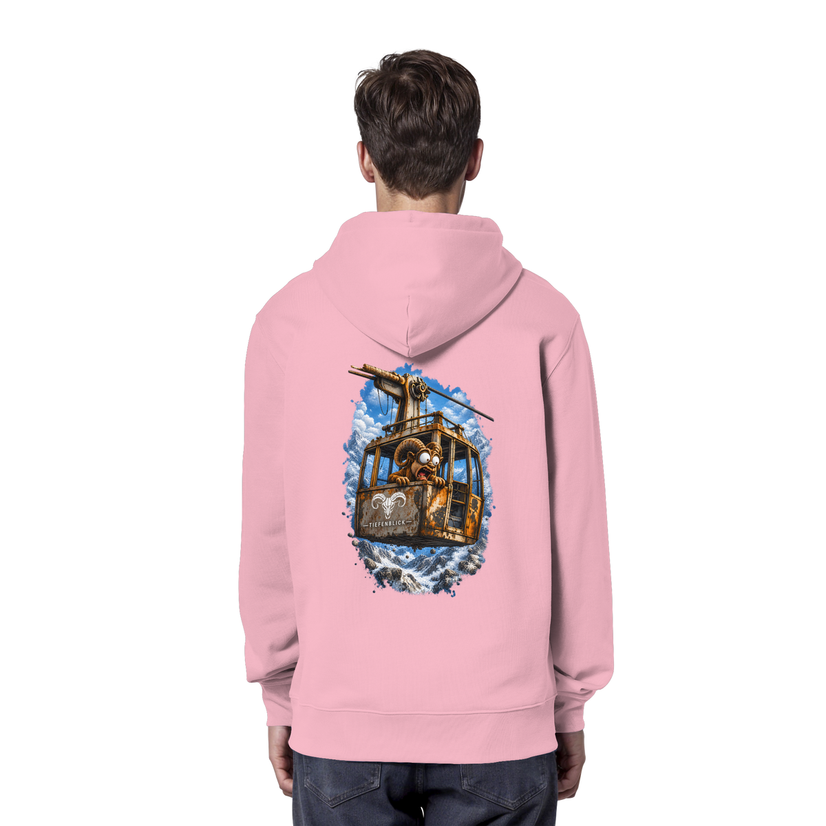 Tiefenblick Adrenalin Gondel Fun - Organic Hoodie