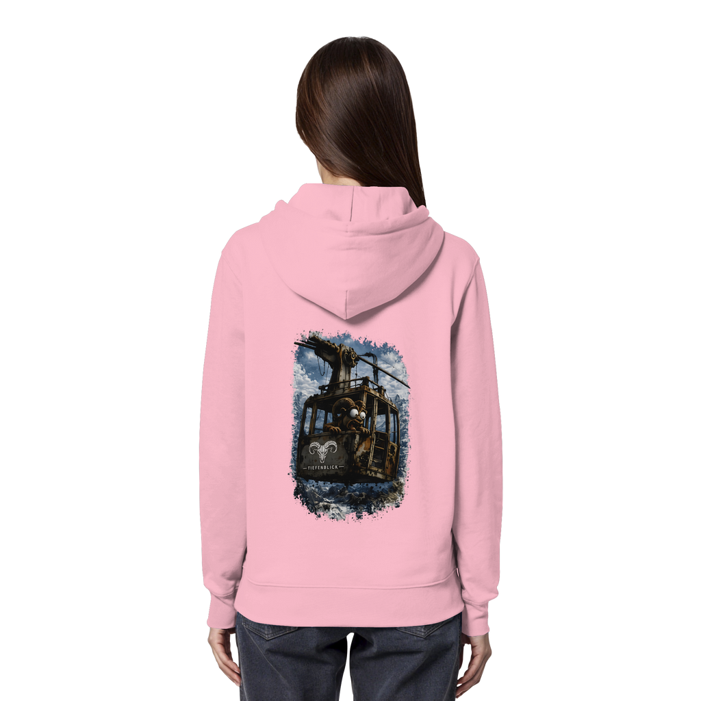 Tiefenblick Gondel Adrenalin Fun - Organic Hoodie