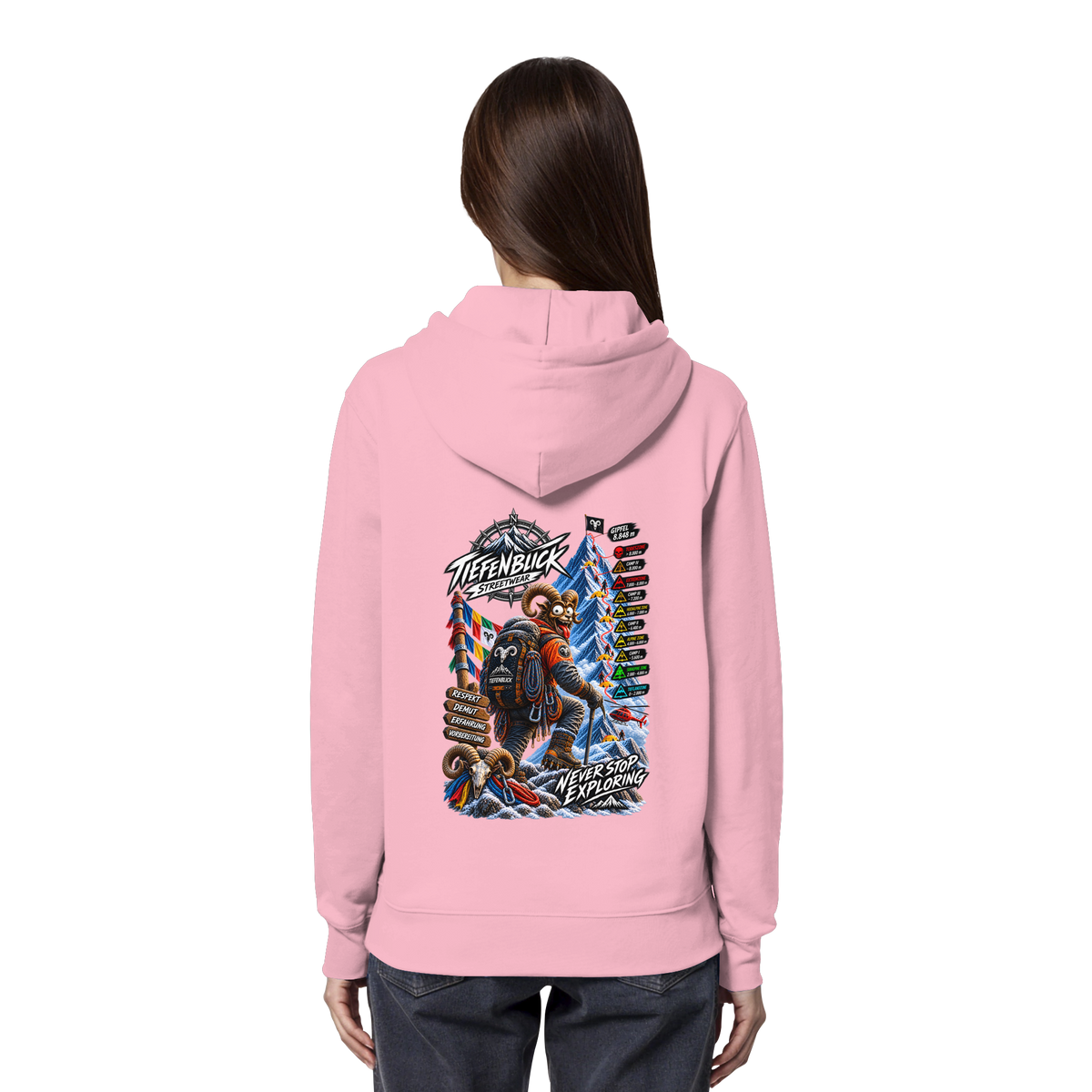 Tiefenblick Todeszone Fun - Organic Hoodie