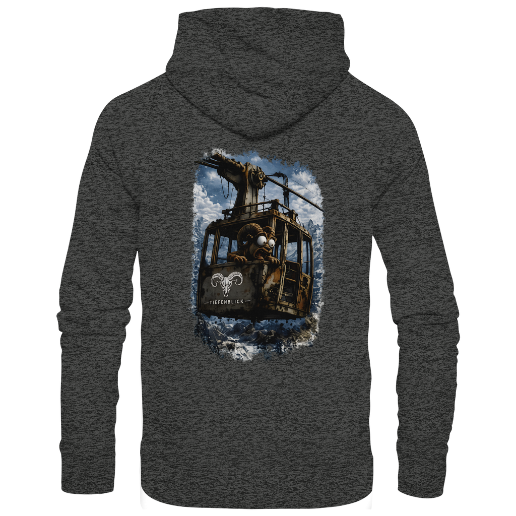 Tiefenblick Gondel Adrenalin Fun - Organic Hoodie