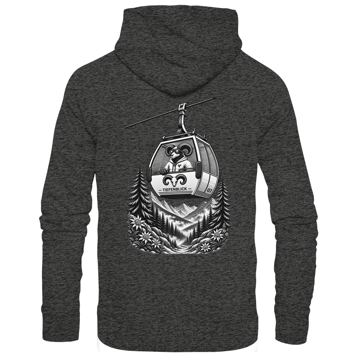 Tiefenblick Gondel Fun  - Organic Hoodie