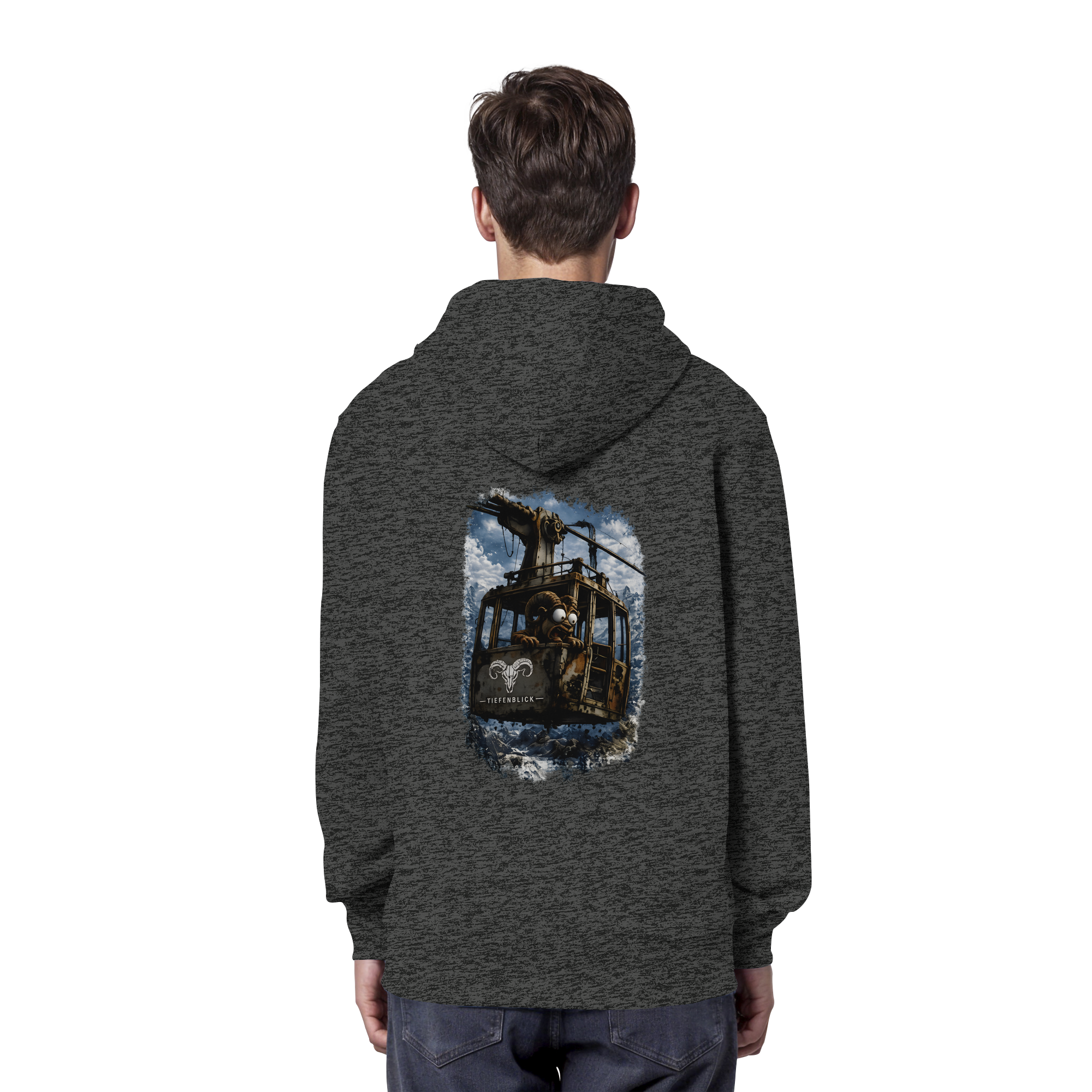 Tiefenblick Gondel Adrenalin Fun - Organic Hoodie