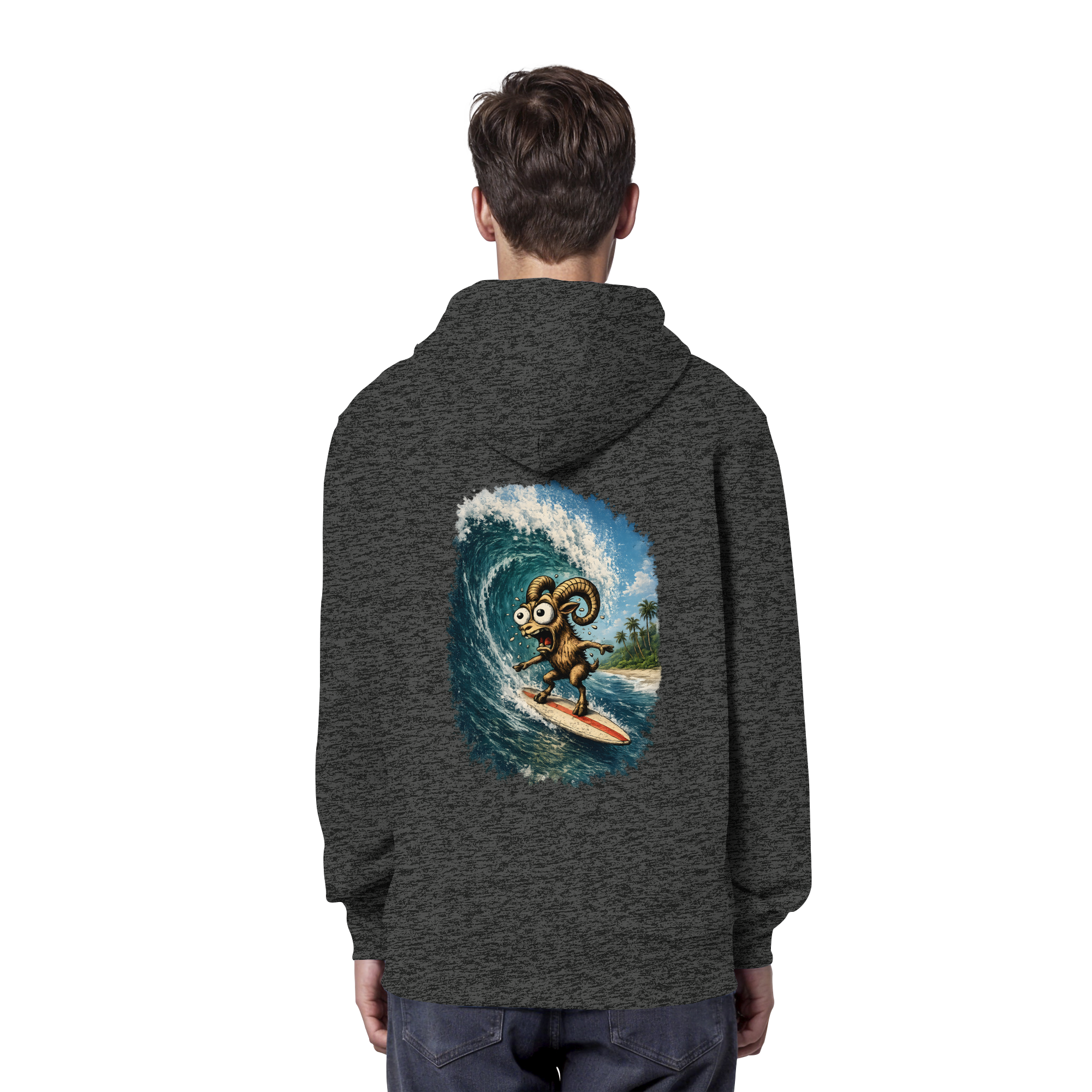 Tiefenblick Urlaub Fun  - Organic Hoodie