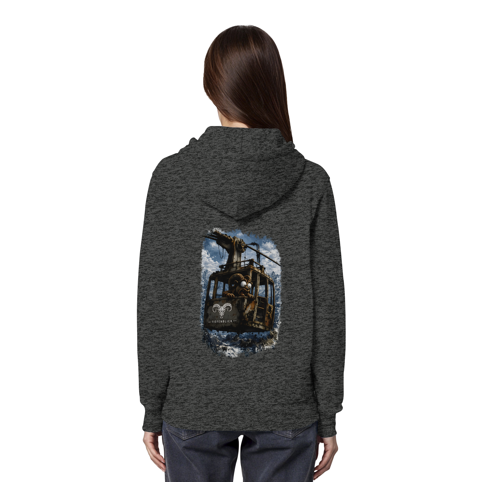 Tiefenblick Gondel Adrenalin Fun - Organic Hoodie
