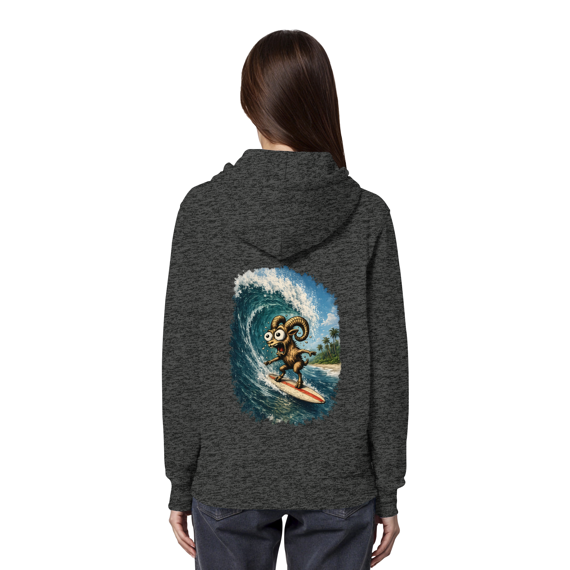Tiefenblick Urlaub Fun  - Organic Hoodie