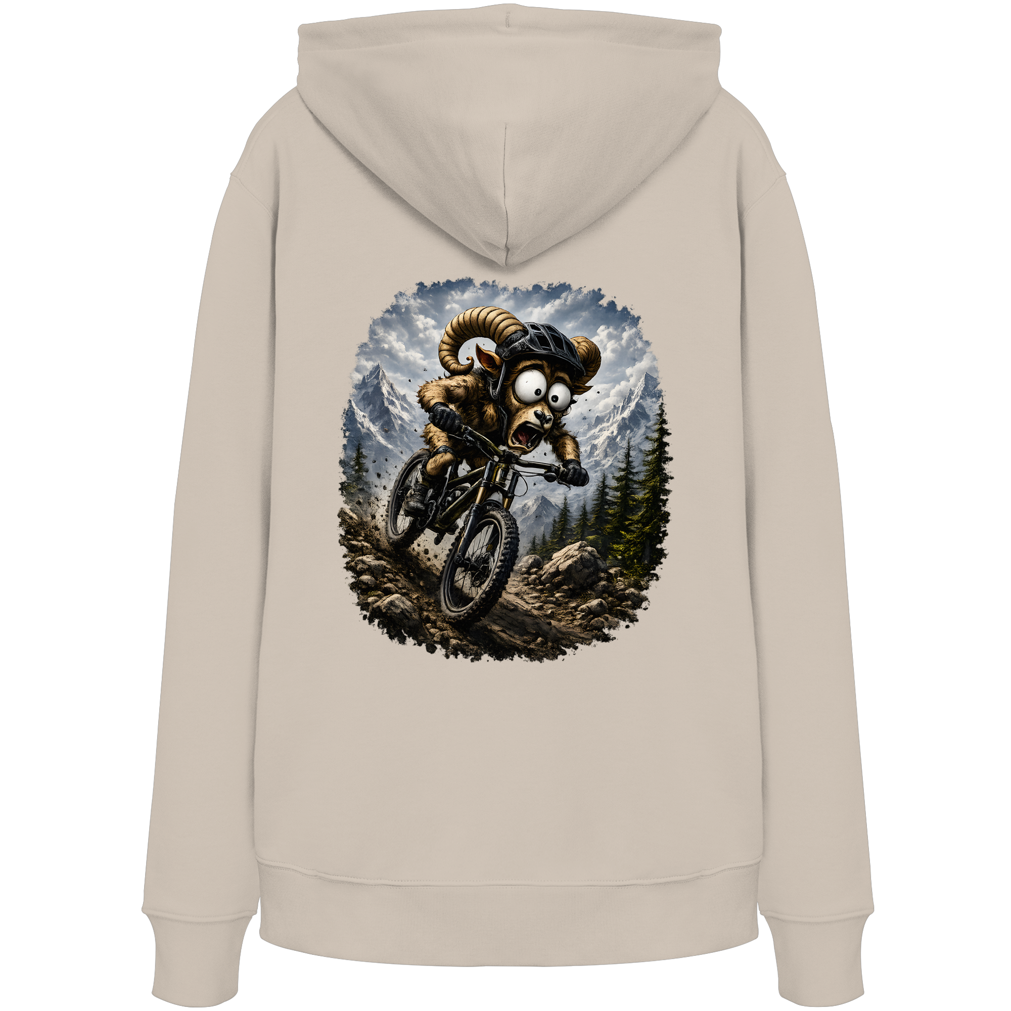 Tiefenblick Downhill - Organic Hoodie