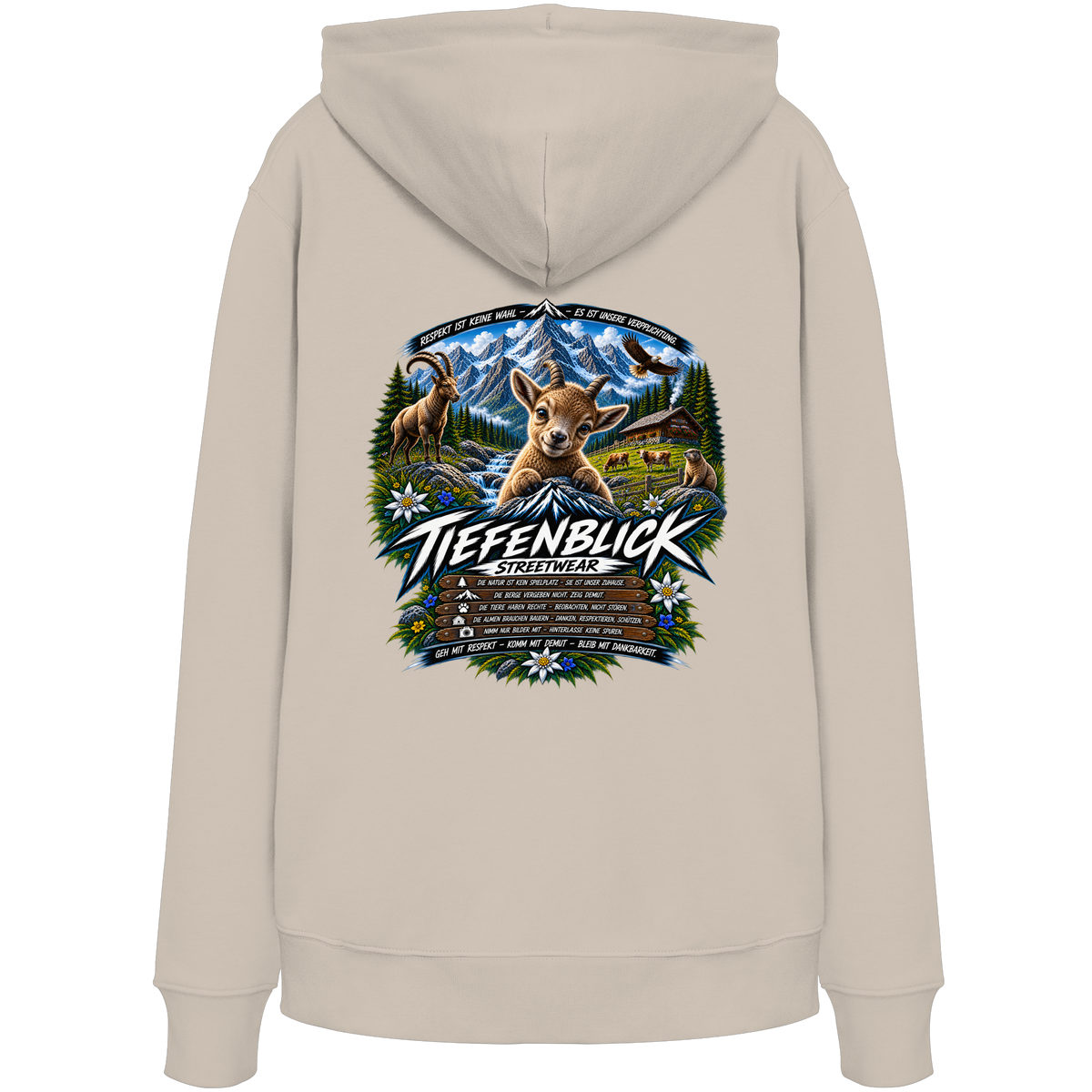 Tiefenblick Respekt Edition - Organic Hoodie