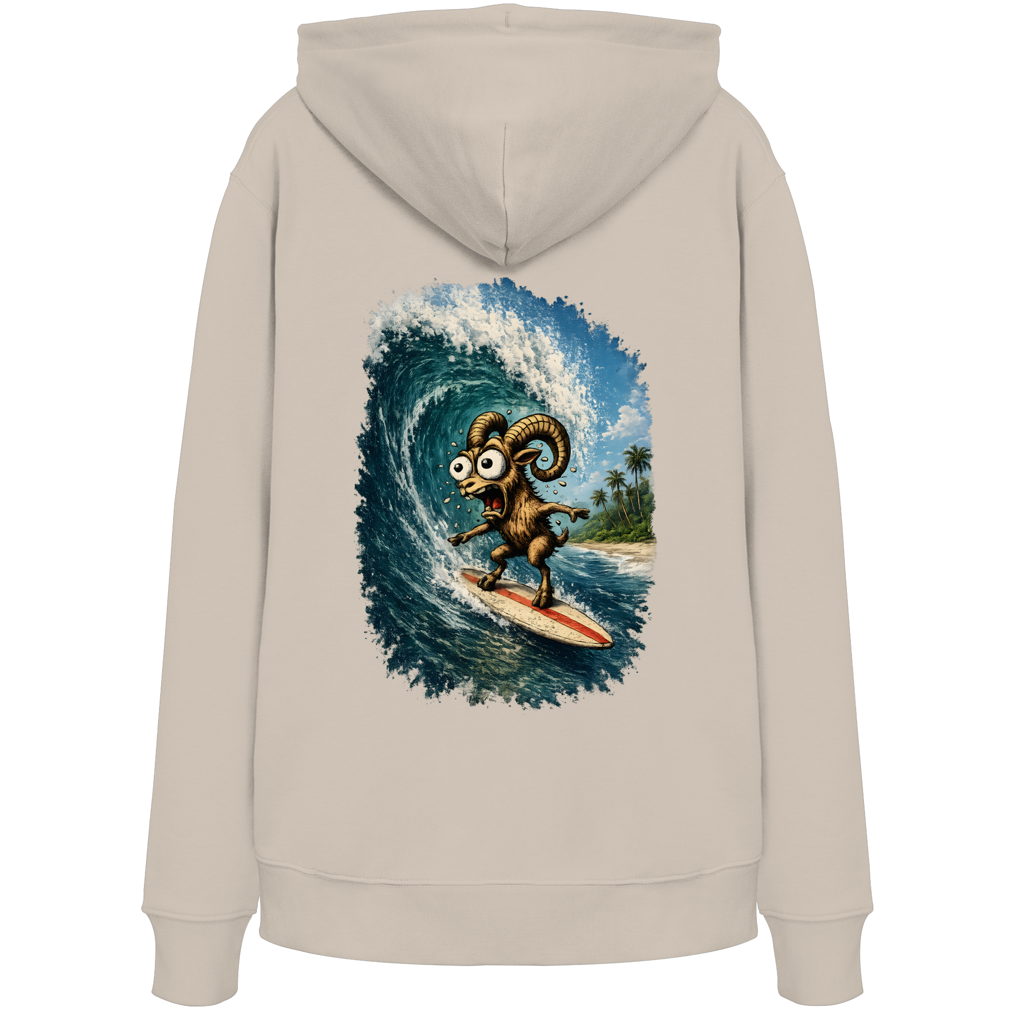 Tiefenblick Urlaub Fun  - Organic Hoodie