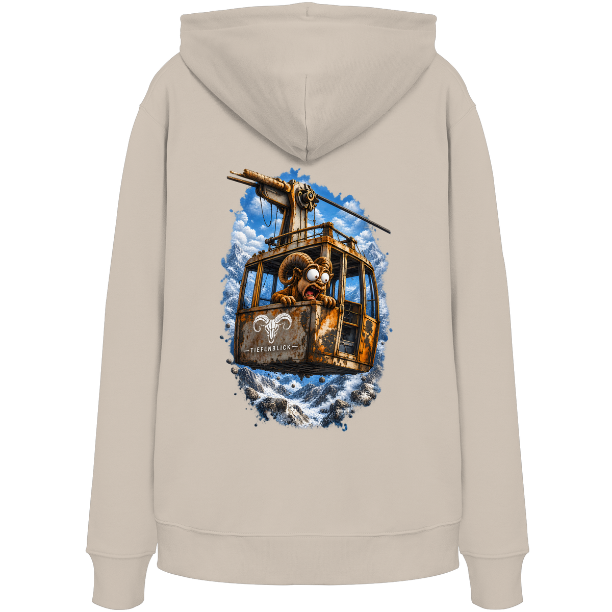 Tiefenblick Adrenalin Gondel Fun - Organic Hoodie