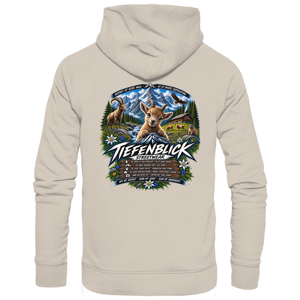 Tiefenblick Respekt Edition - Organic Hoodie