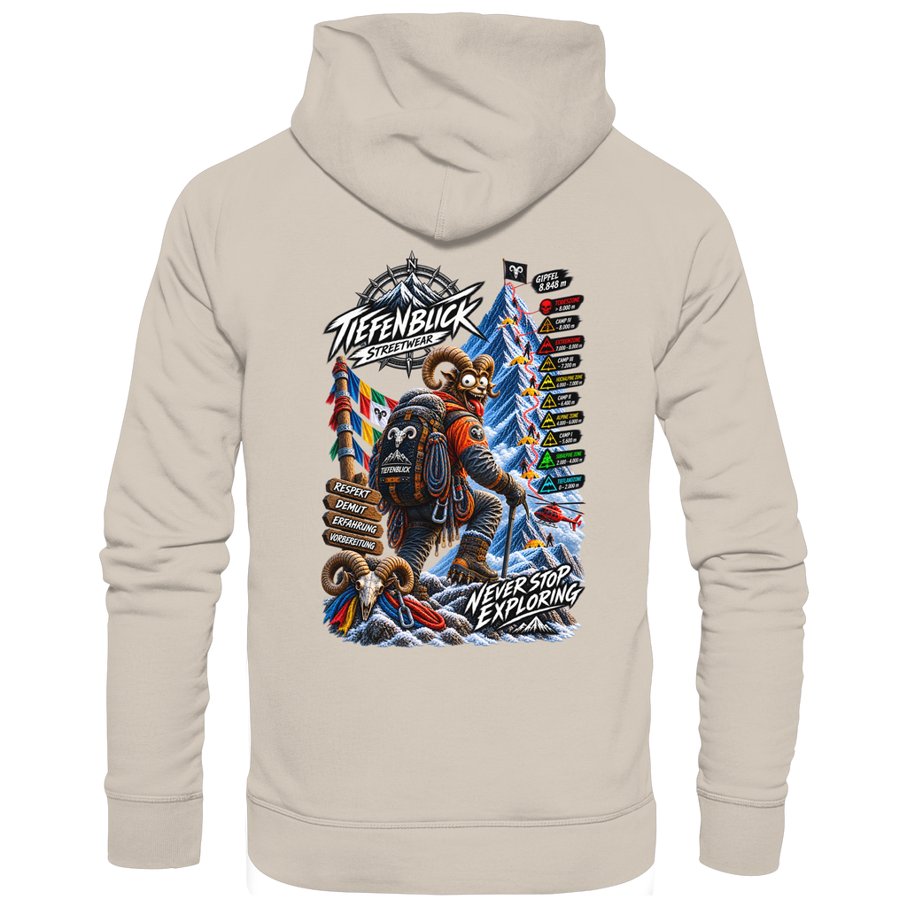 Tiefenblick Todeszone Fun - Organic Hoodie