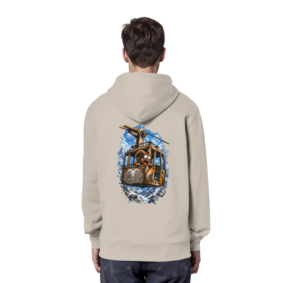 Tiefenblick Adrenalin Gondel Fun - Organic Hoodie