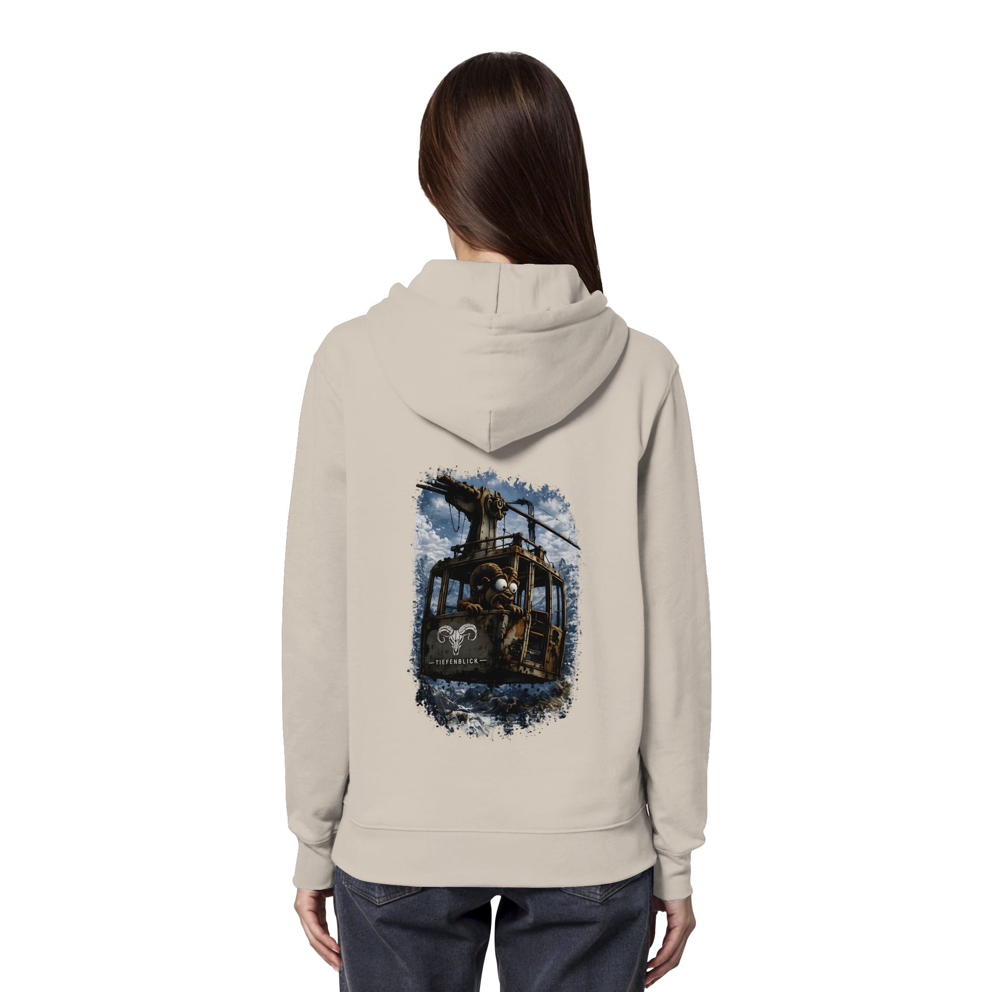 Tiefenblick Gondel Adrenalin Fun - Organic Hoodie