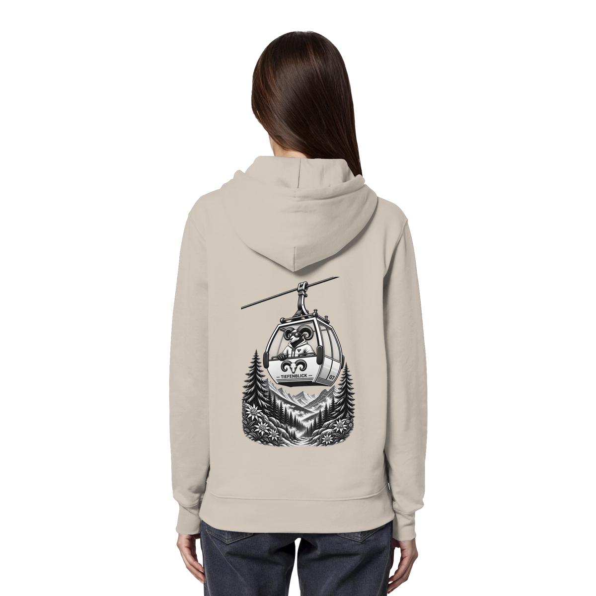 Tiefenblick Gondel Fun  - Organic Hoodie