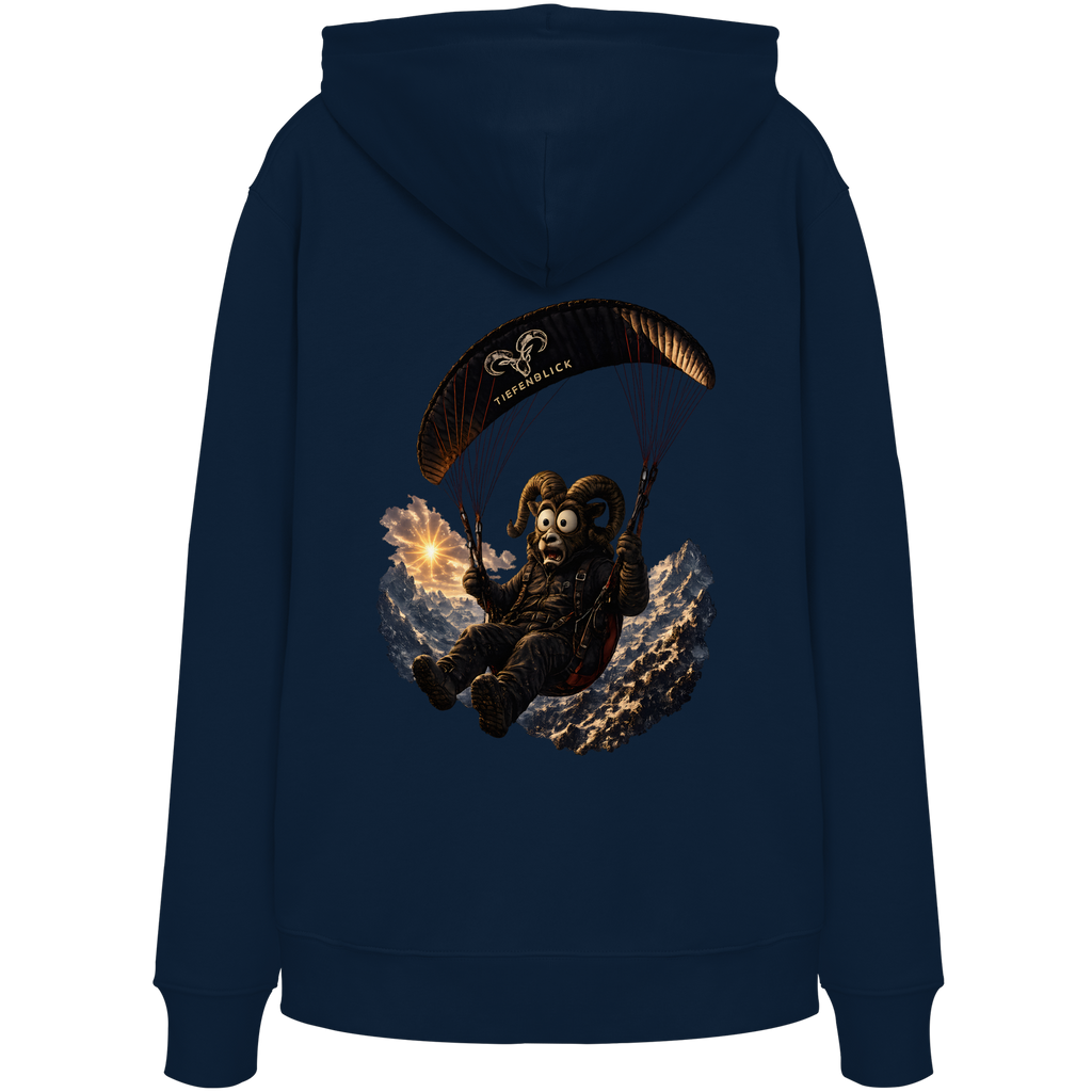 Tiefenblick Paraglider (Frau) - Organic Hoodie