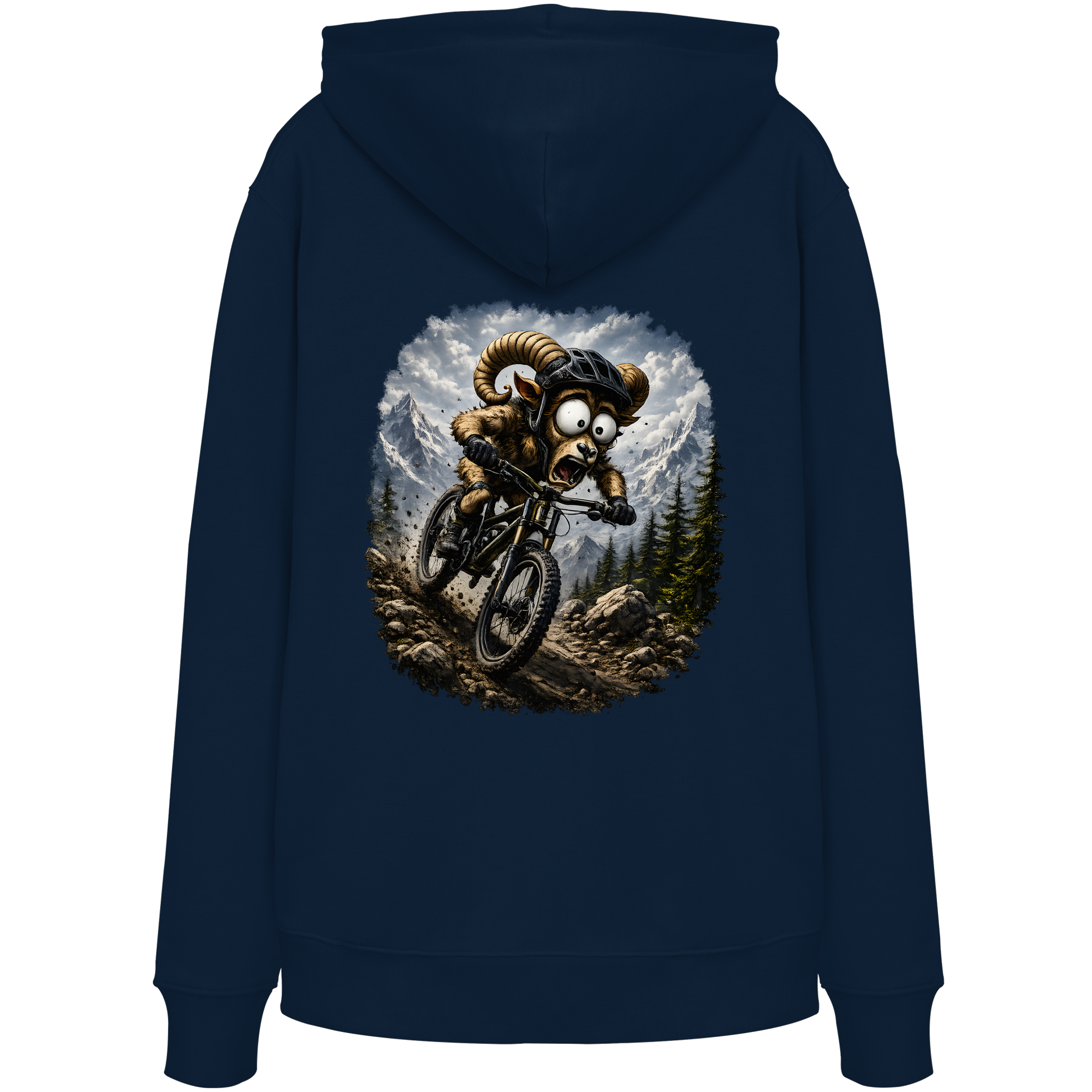 Tiefenblick Downhill - Organic Hoodie