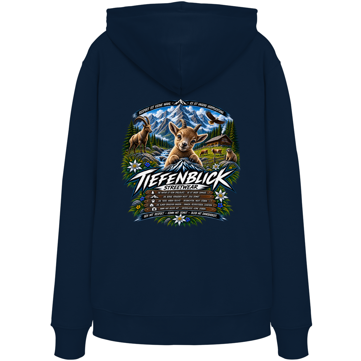 Tiefenblick Respekt Edition - Organic Hoodie