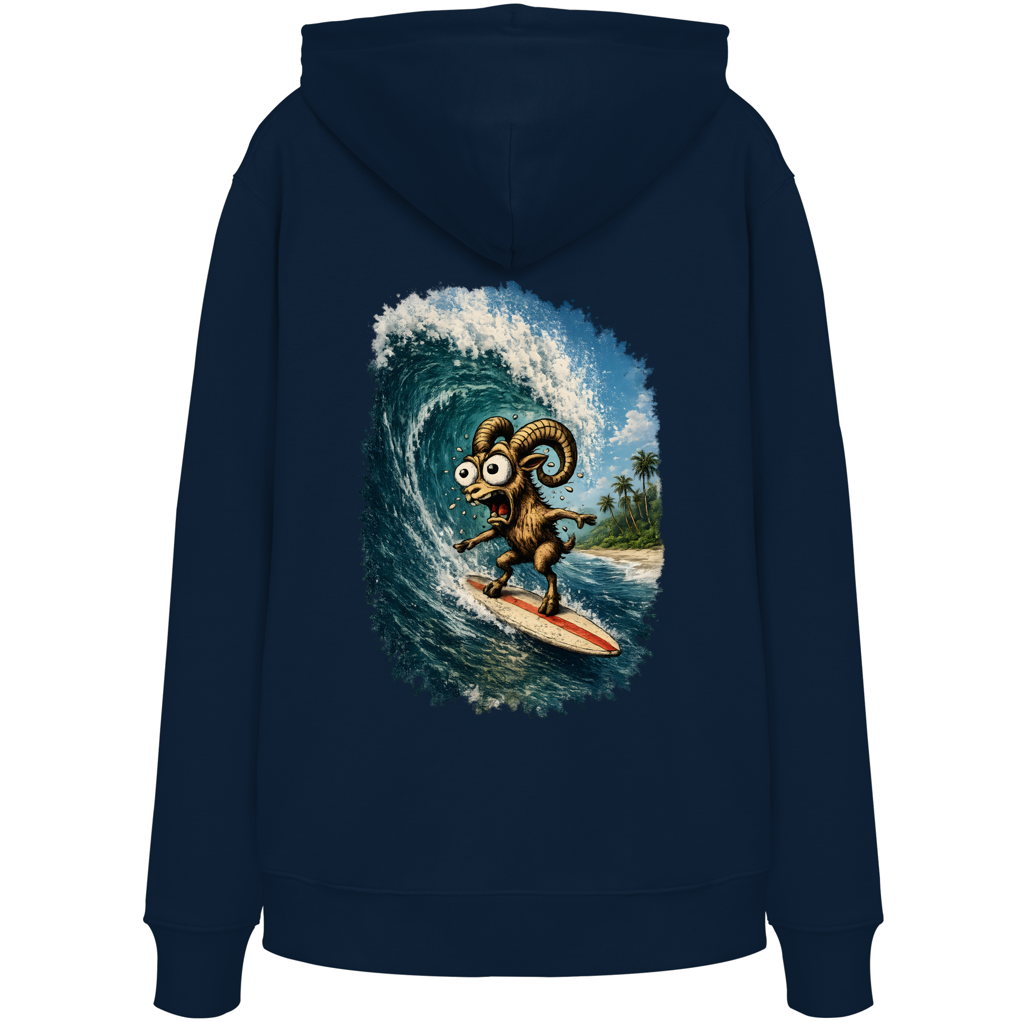 Tiefenblick Urlaub Fun  - Organic Hoodie