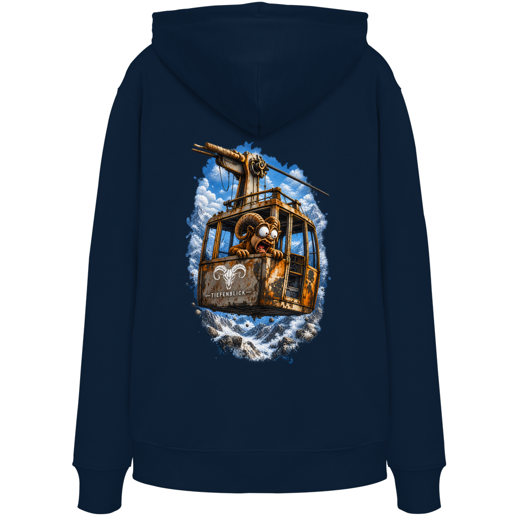 Tiefenblick Adrenalin Gondel Fun - Organic Hoodie