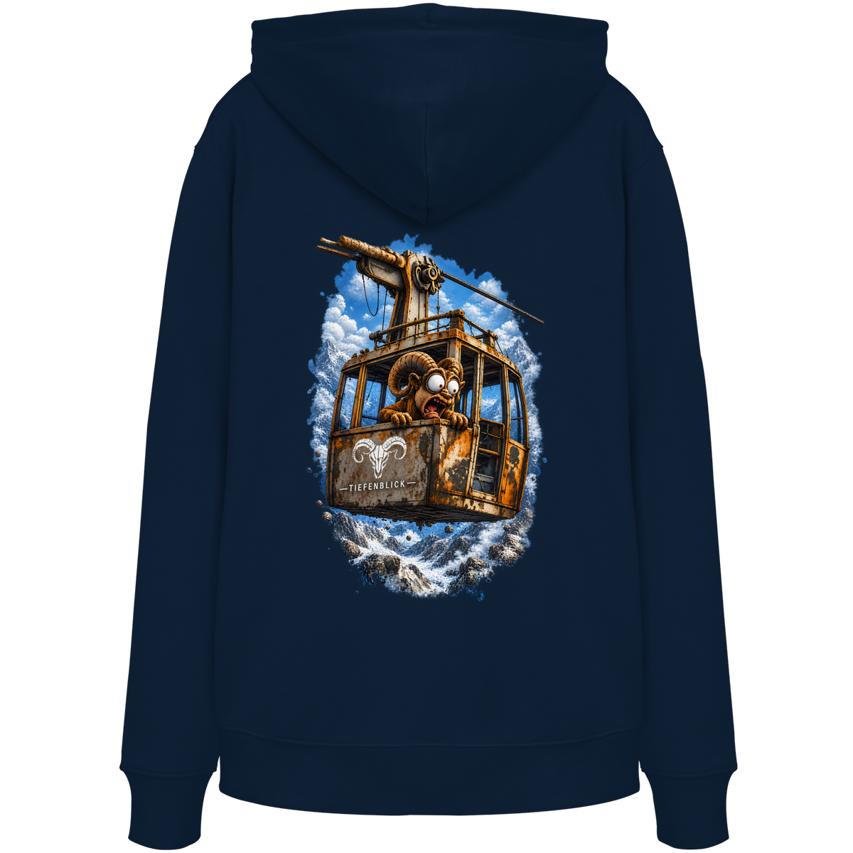 Tiefenblick Adrenalin Gondel Fun - Organic Hoodie