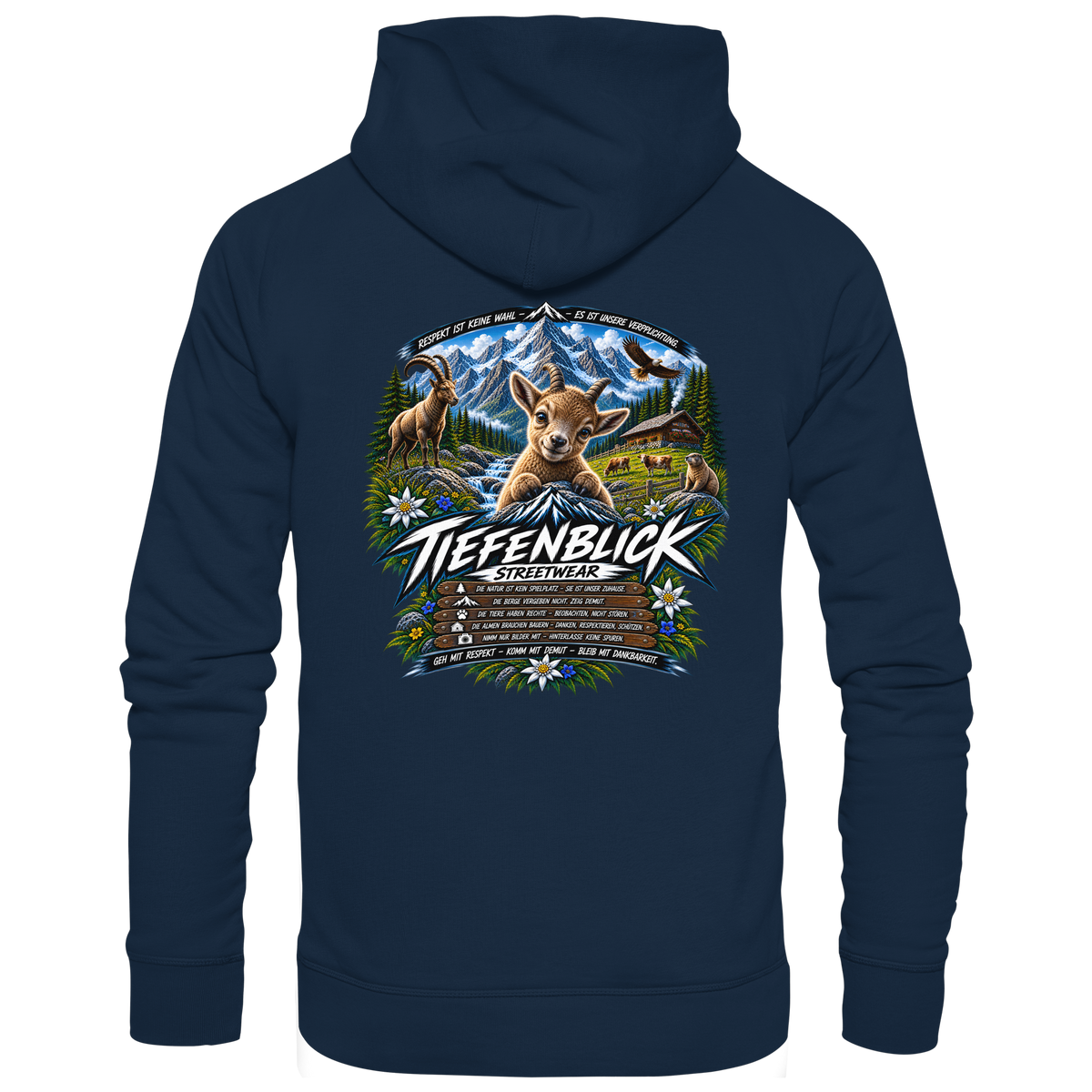 Tiefenblick Respekt Edition - Organic Hoodie