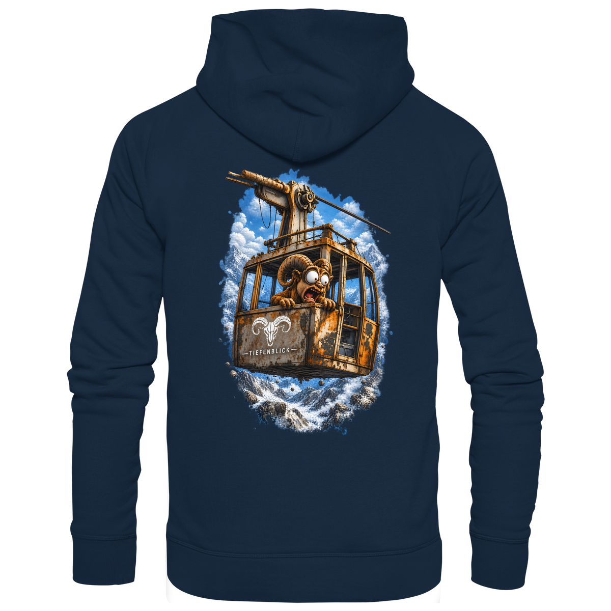 Tiefenblick Adrenalin Gondel Fun - Organic Hoodie