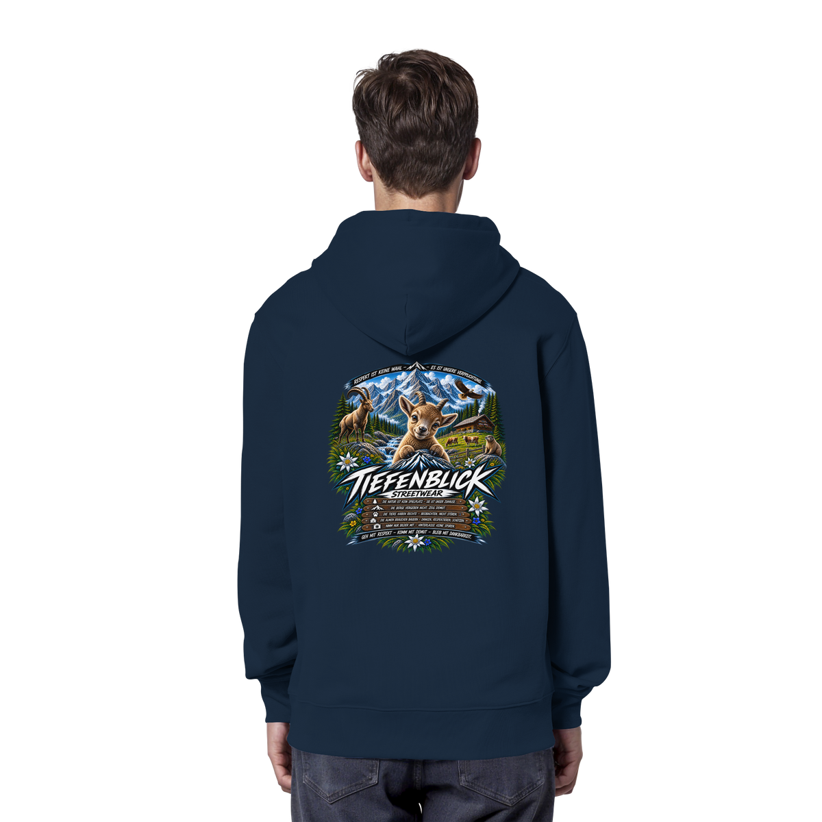 Tiefenblick Respekt Edition - Organic Hoodie