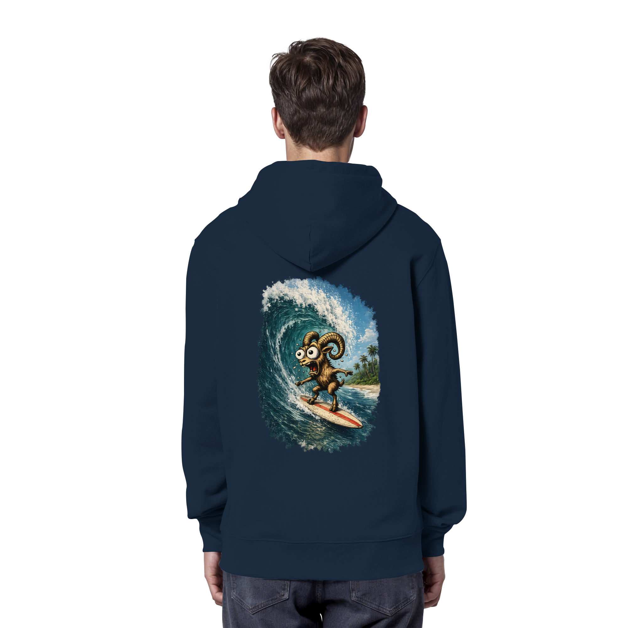 Tiefenblick Urlaub Fun  - Organic Hoodie