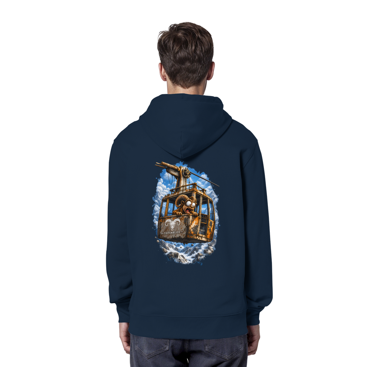 Tiefenblick Adrenalin Gondel Fun - Organic Hoodie