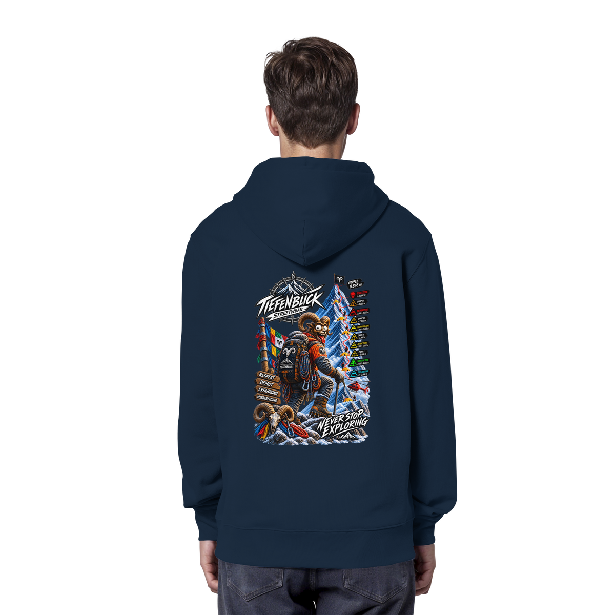 Tiefenblick Todeszone Fun - Organic Hoodie