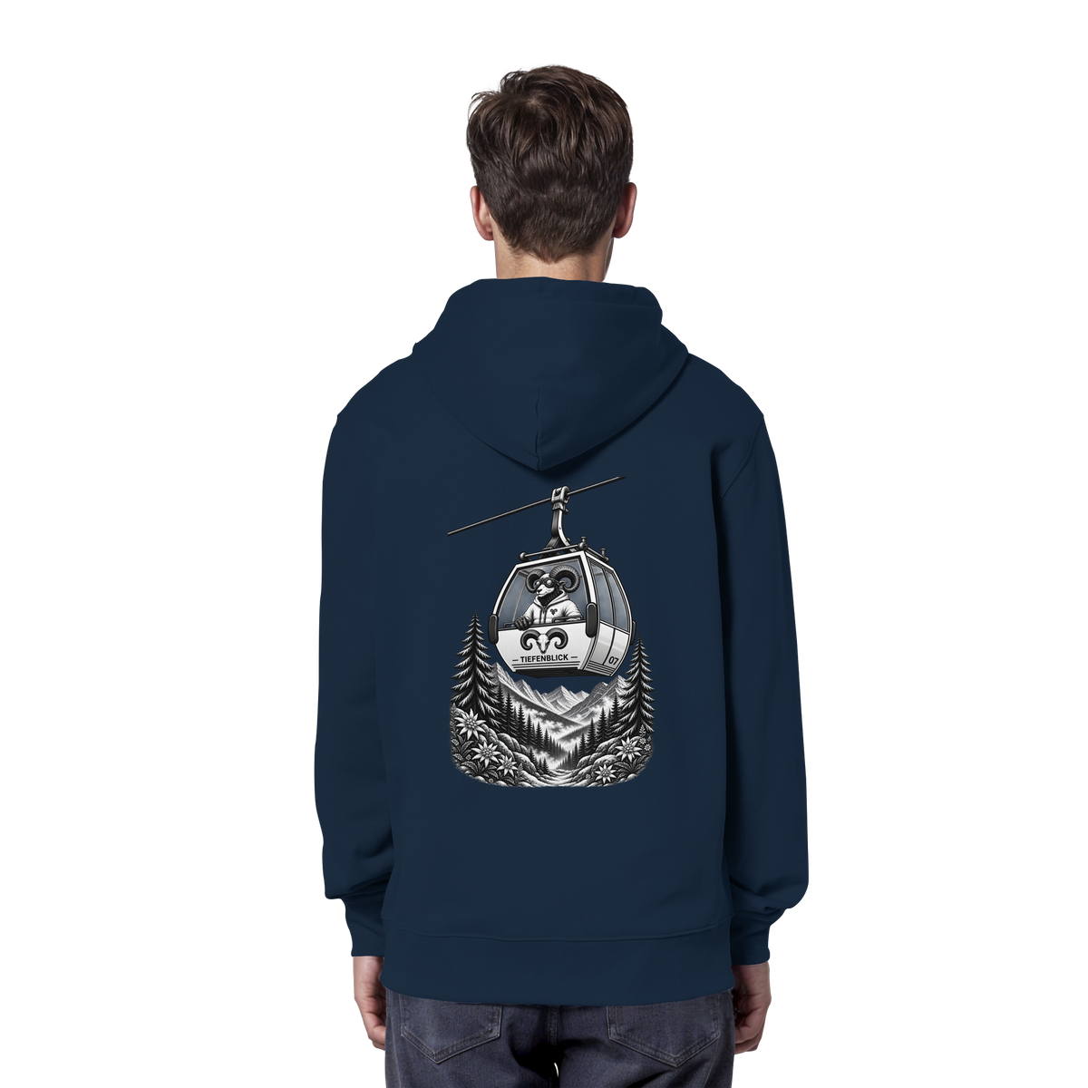 Tiefenblick Gondel Fun  - Organic Hoodie