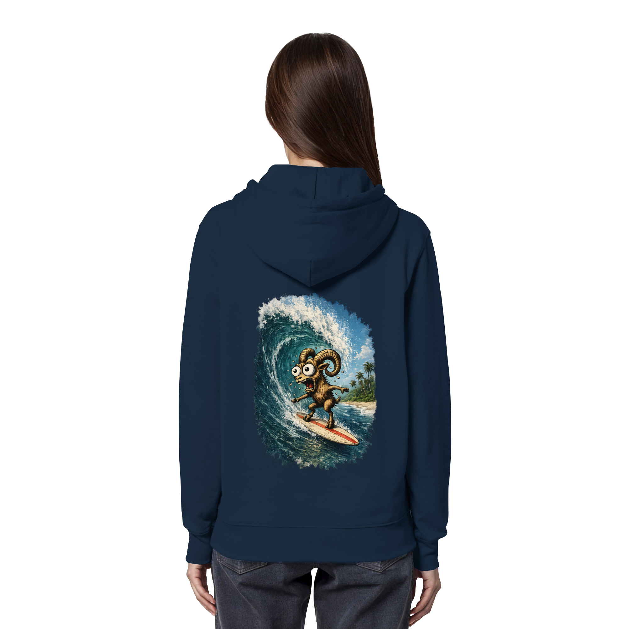 Tiefenblick Urlaub Fun  - Organic Hoodie