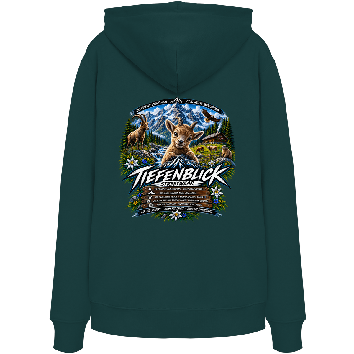 Tiefenblick Respekt Edition - Organic Hoodie