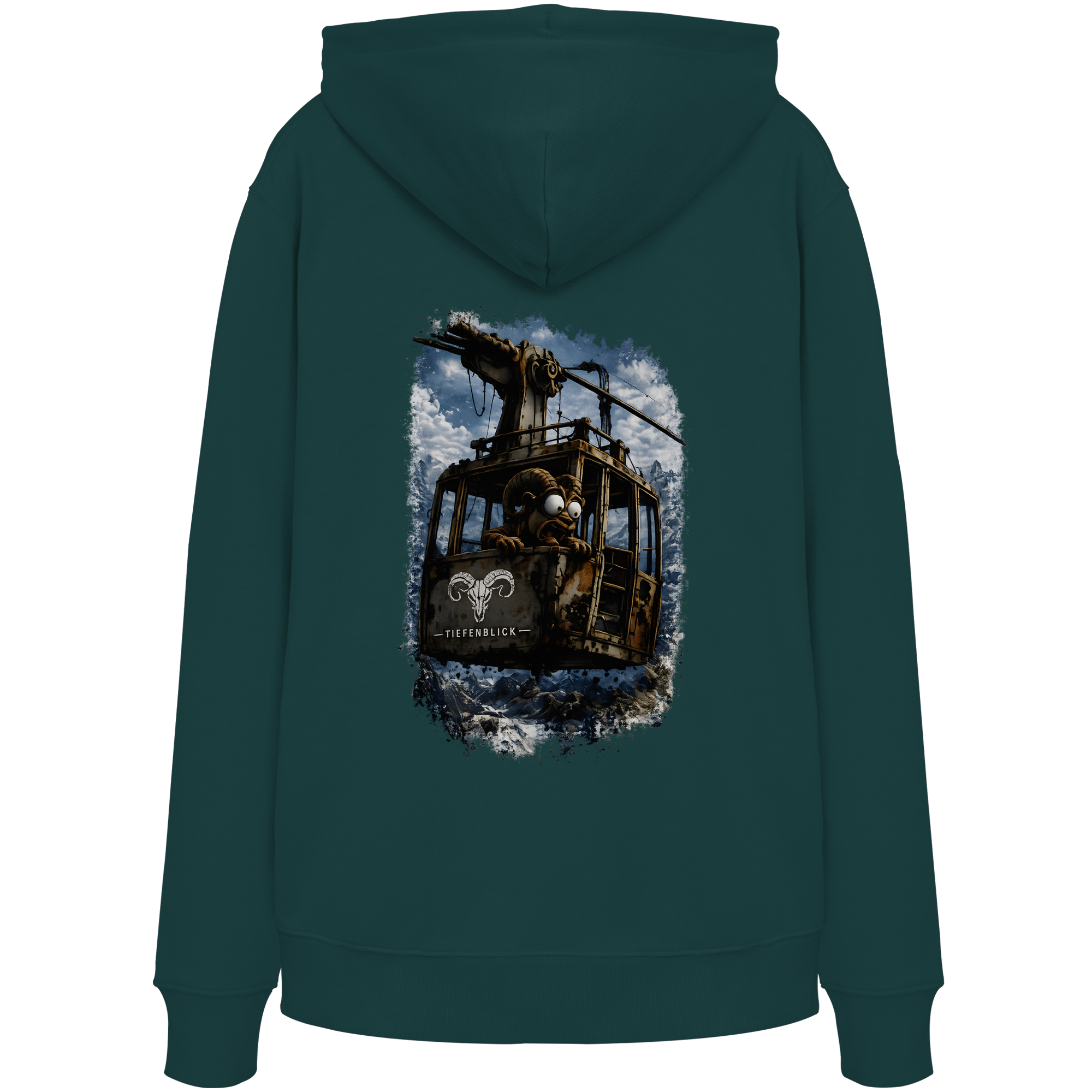 Tiefenblick Gondel Adrenalin Fun - Organic Hoodie