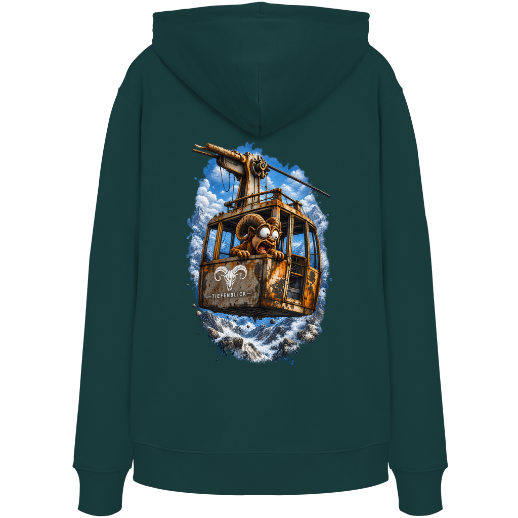 Tiefenblick Adrenalin Gondel Fun - Organic Hoodie
