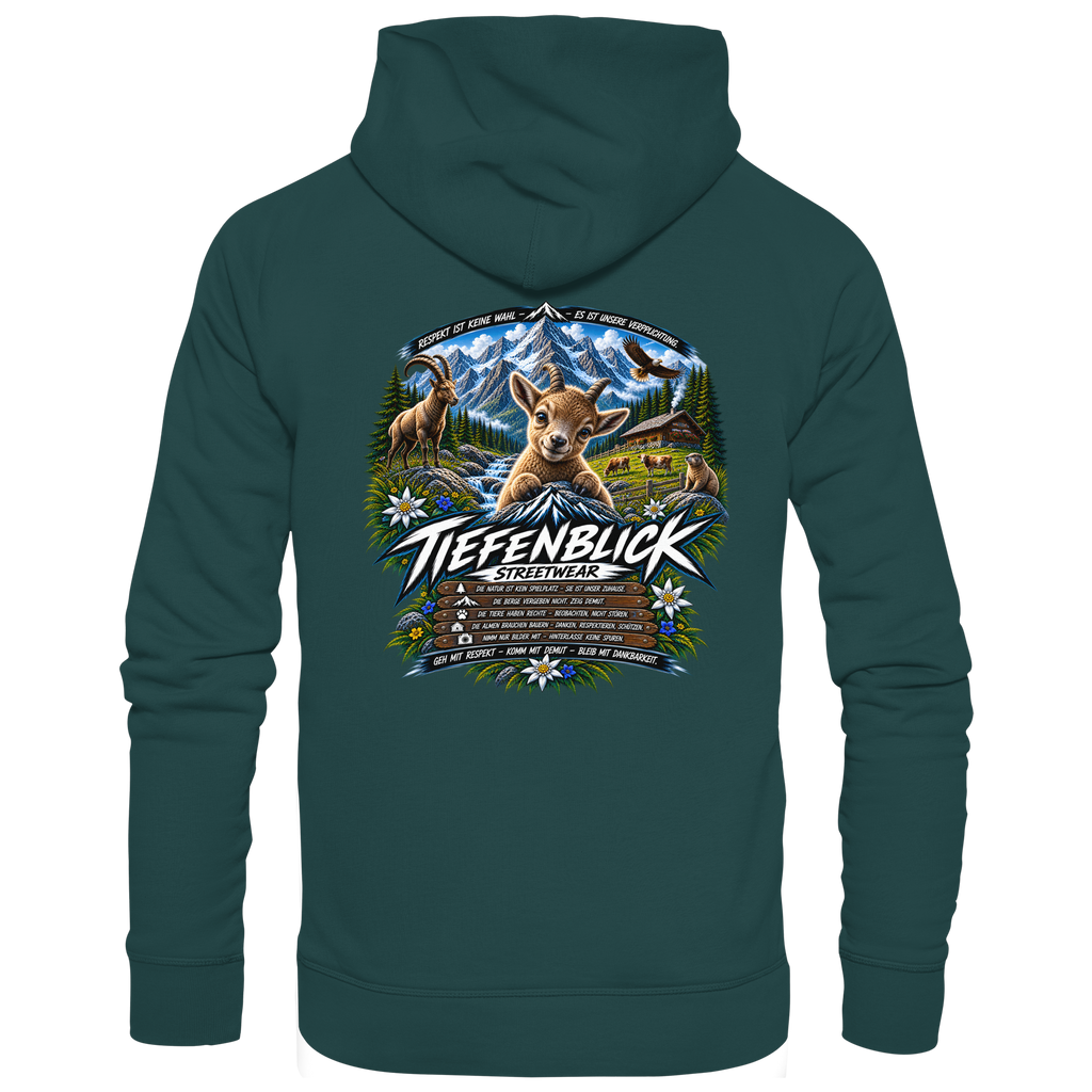 Tiefenblick Respekt Edition - Organic Hoodie