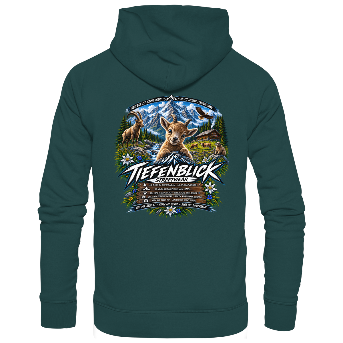 Tiefenblick Respekt Edition - Organic Hoodie