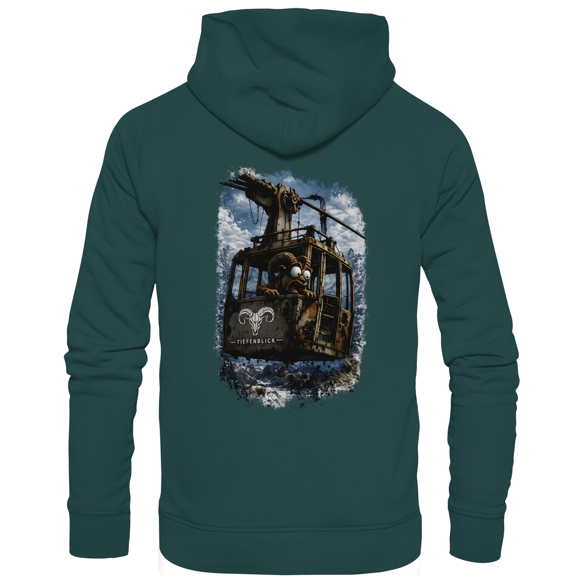 Tiefenblick Gondel Adrenalin Fun - Organic Hoodie