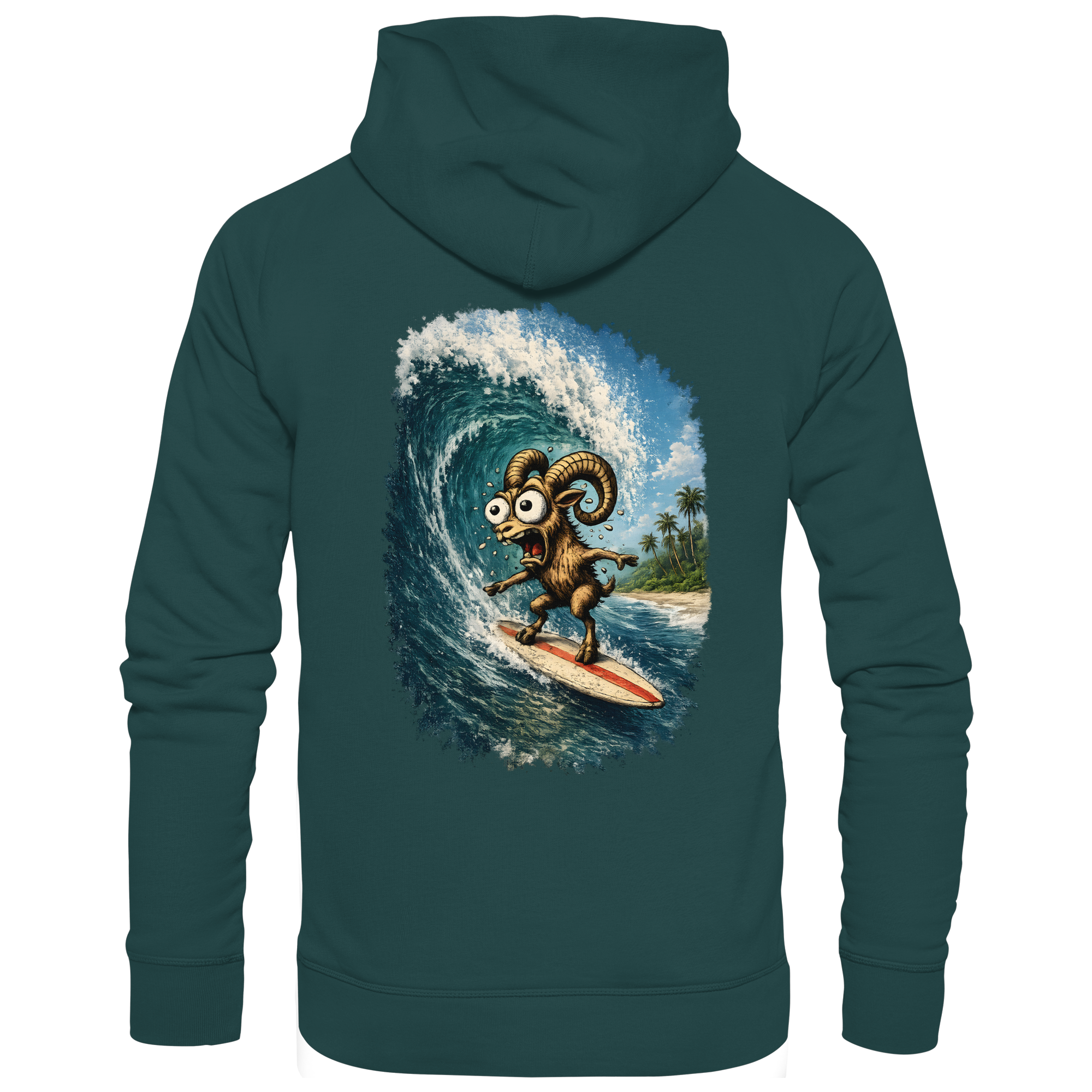 Tiefenblick Urlaub Fun  - Organic Hoodie