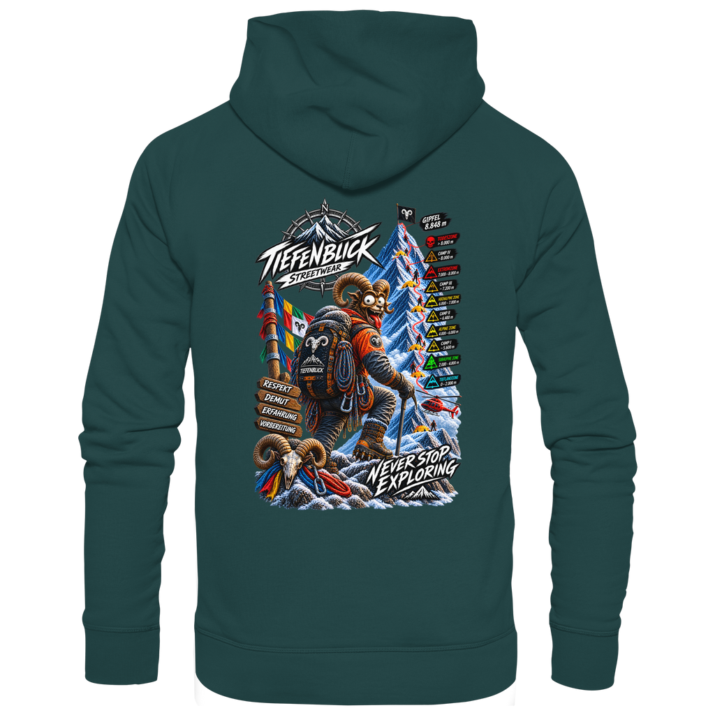 Tiefenblick Todeszone Fun - Organic Hoodie
