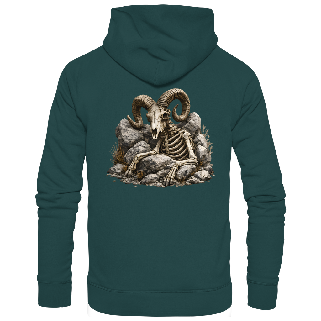 Tiefenblick Skelett Fun  - Organic Hoodie