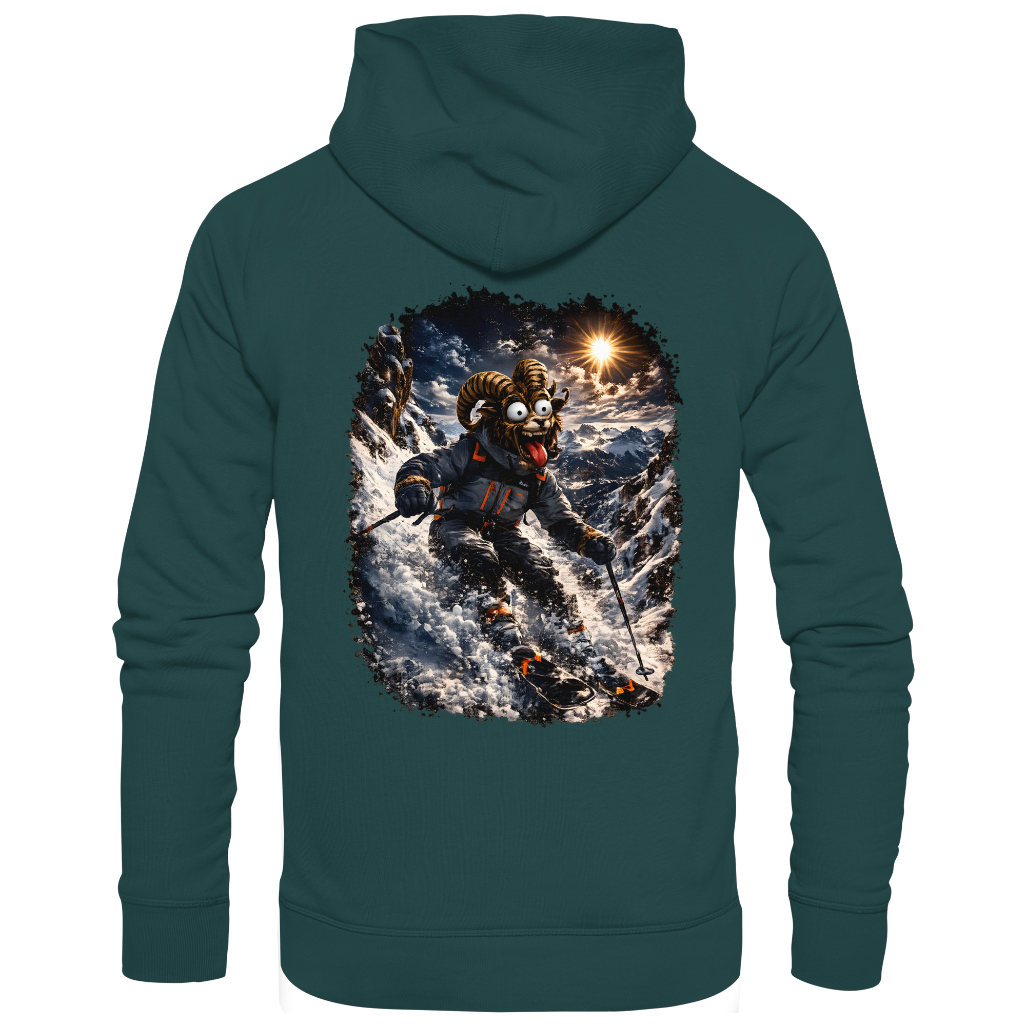 Tiefenblick Ski - Organic Hoodie