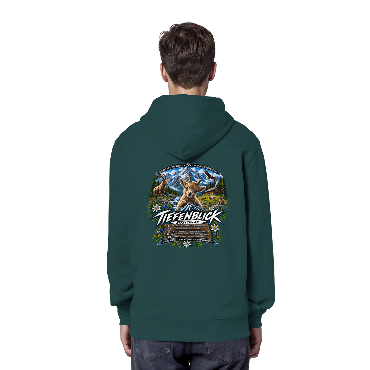 Tiefenblick Respekt Edition - Organic Hoodie