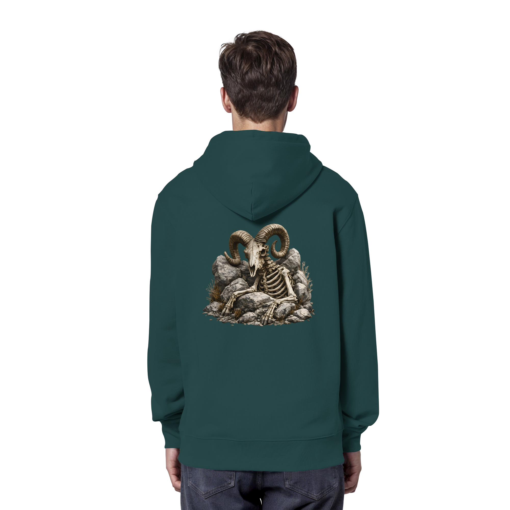 Tiefenblick Skelett Fun  - Organic Hoodie