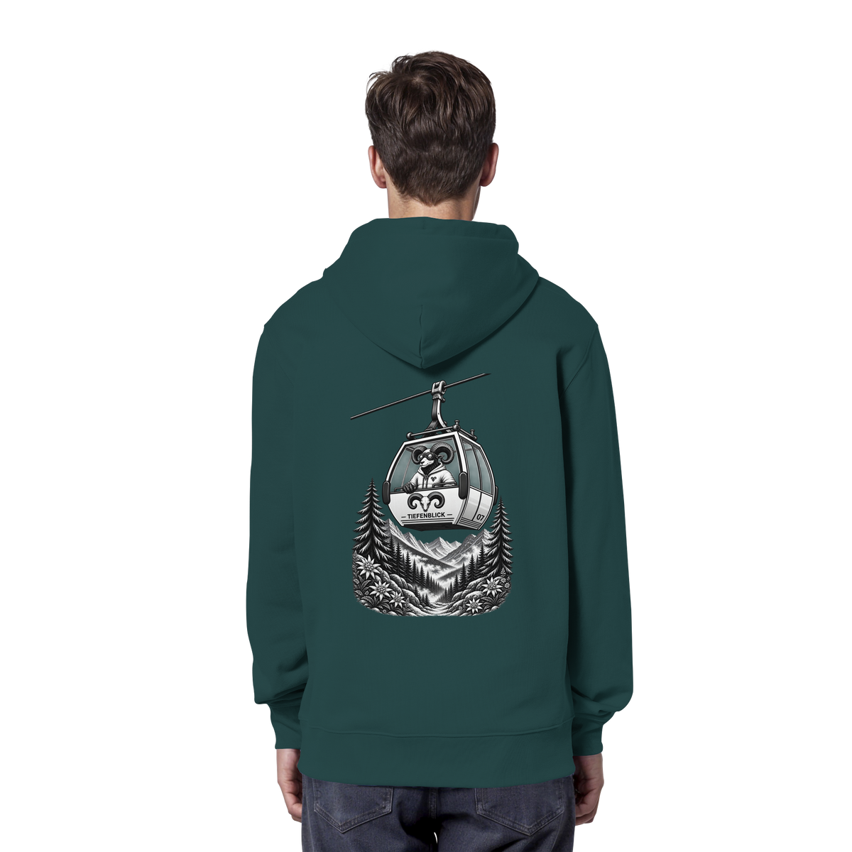 Tiefenblick Gondel Fun  - Organic Hoodie