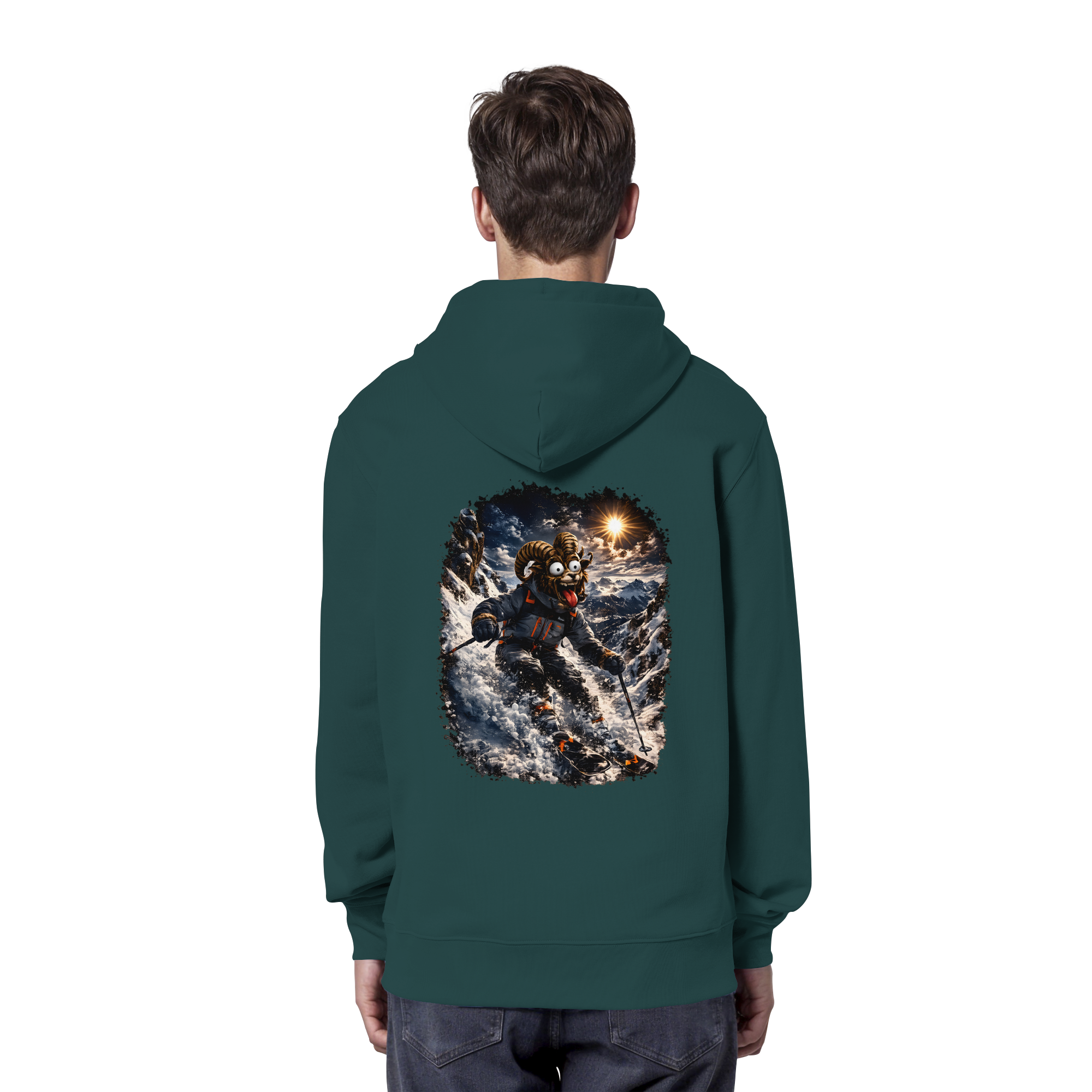 Tiefenblick Ski - Organic Hoodie