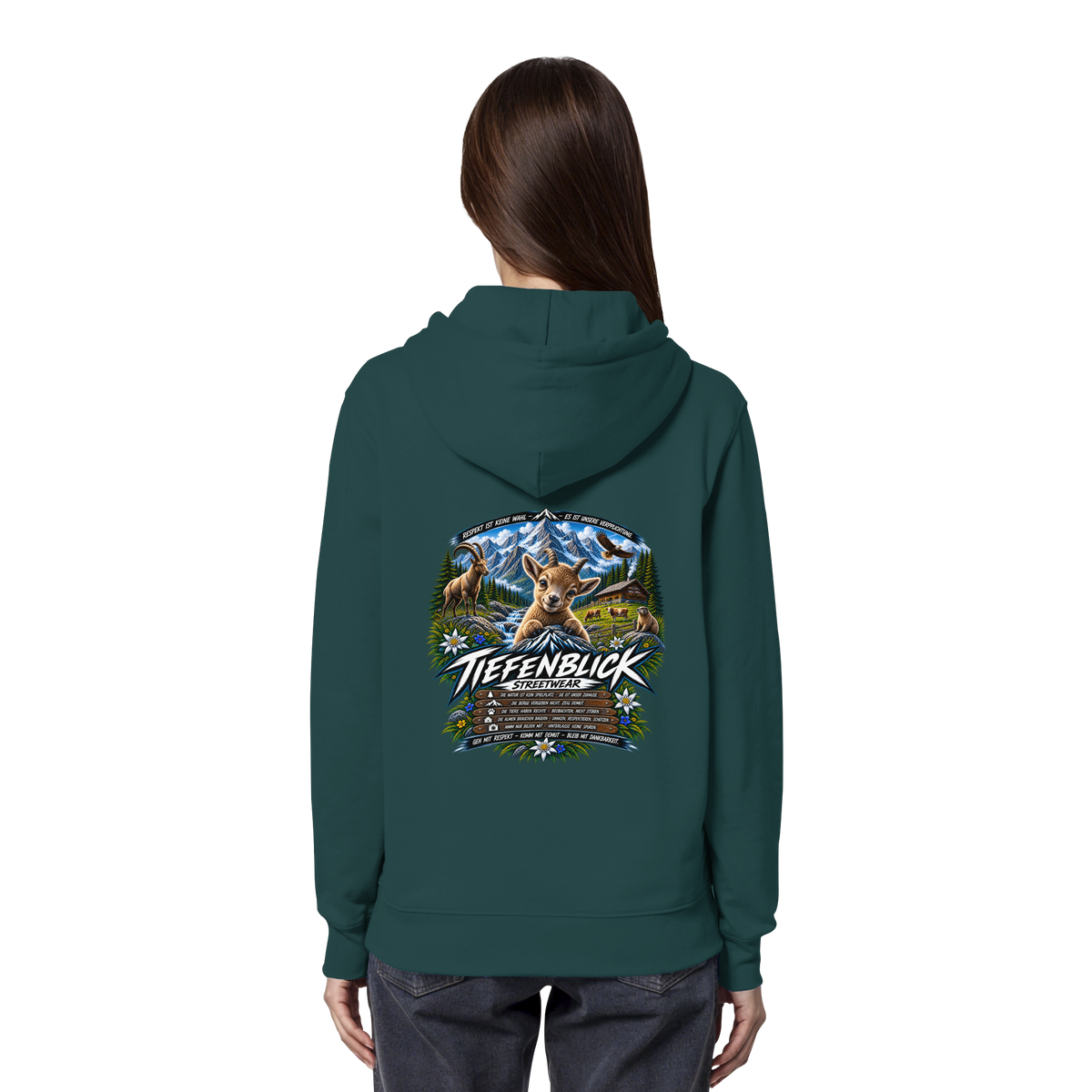 Tiefenblick Respekt Edition - Organic Hoodie